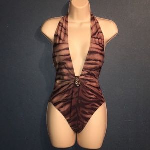 Gottex One piece plunge swimsuit Size 8